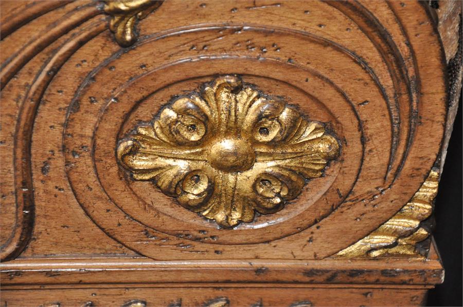 A Regency period gout stool, in the style of George Bullock, decorated in giltwood in raised - Image 2 of 6