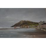 ***REOFFER IN DERBY AUGUST SALE £30/£40***  Brendan Hayes, "Flooding on the promenade at Bray",