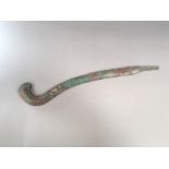 A Rare Egyptian Bronze Khopesh Sword, C. 2000-1300 BC. An extremely rare and unusual khopesh