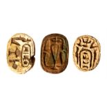 Egyptian Royal Scarab Group, New Kingdom, 1550 - 1077 BC.