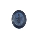 Roman Intaglio with goddess, C. 1st - 3rd Century AD.