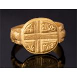 VisiGothic Gold Ring with Cross, 7th century AD