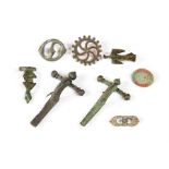 Roman group of Roman Fibulae, C. 2nd - 3rd Century AD. A group of Roman fibulae and brooches;