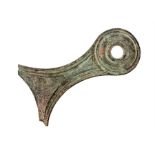 Roman Bronze Skillet Handle circa 1st Century AD.