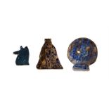 Egyptian Lapis Lazuli Amulet Group, Late Period, c. 664 - 332 BC.