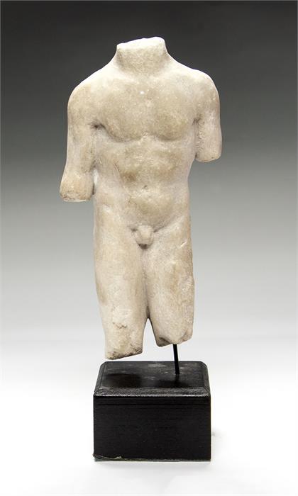 Roman Marble Statuette of a Naked Youth, 1st-4th century AD