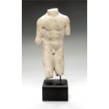 Roman Marble Statuette of a Naked Youth, 1st-4th century AD