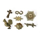 A good group of fibulae and brooches  Private collection: Michael Green, Devon. Variation of sizes.