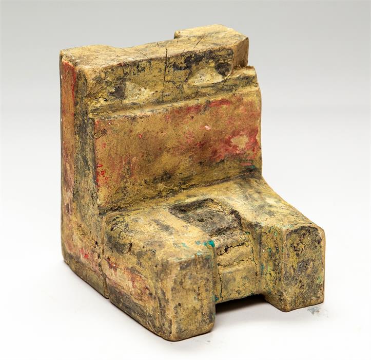 Egyptian Wooden Deity Throne, Late Period, 664-332 BC