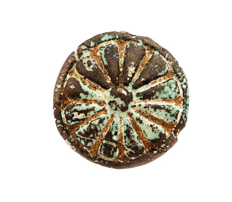 Egyptian Rosette Inlay, New Kingdom, Ramesside Period, C. 1292 - 1069 BC.