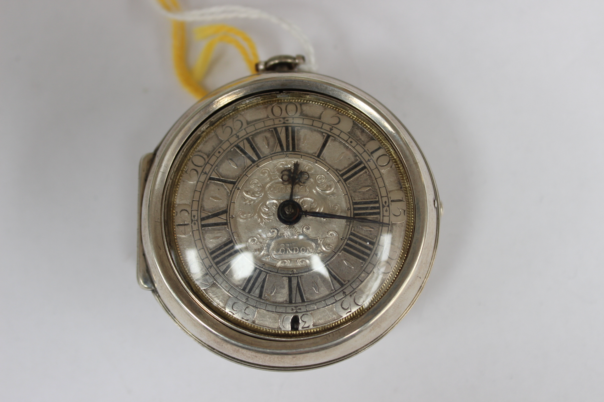 James Markwick, London, a William III silver pair case pocket watch, circa 1695,