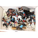 A quantity of mounted FFL figures, metal and plastic hp, c 20,