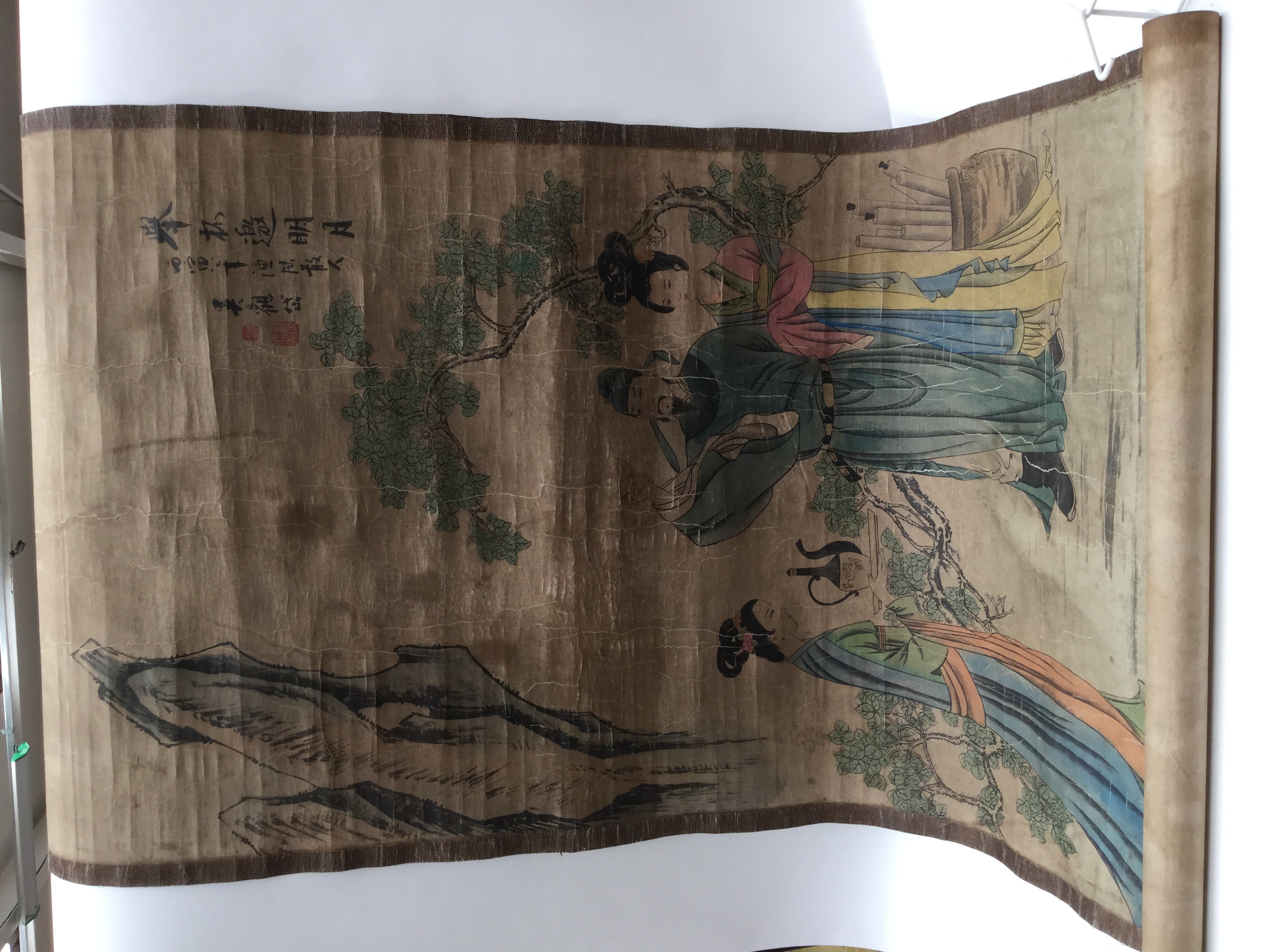 Late 1800s oriental scroll - Bild 2 aus 2