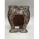 A single silver Art Nouveau frame made by J.