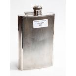 Silver plated hip flask