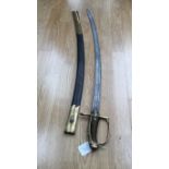 Reproduction French Napoleonic era Officers sword. Wire bound grip.