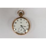 A 9ct gold Limit open faced pocket watch