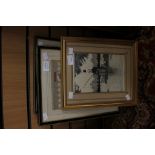 A collection of three framed, Thomas Moule 19th Century maps, hand tinted, steel engraved,