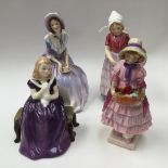 Royal Doulton 'Greta' HN 1495, 4 o'clock' HN 1760,