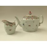 One Newhall teapot and cover and one new jug (2)