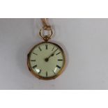 An 18ct gold hunter pocket watch,