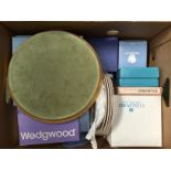 A collection of various ceramics, comprising Wedgwood Jasperware, boxed, Royal Commemorative items,