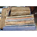 Assorted records including Buddy Holly, Beach Boys,