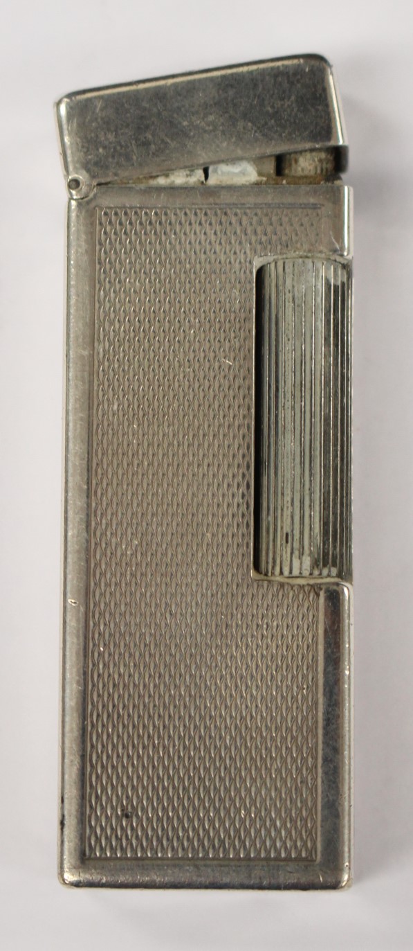 Alfred Dunhill silver plated lighter - Image 2 of 2
