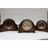 Three 1930's/1940's mantel Clocks.