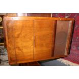 An early 20th Century mahogany radiogram, circa 1930,