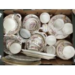 Collection of ceramics including Wedgwood, Paragon, Worcester Evesham, Doulton,