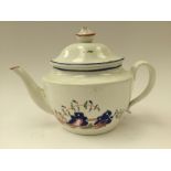 One English teapot and cover Hollow Rock pattern