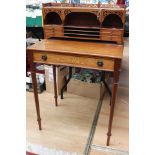 An inlaid and pierced hall table