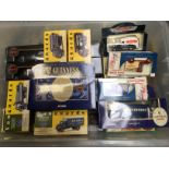 A collection of boxed diecast vehicles, brewery related, Corgi, Vanguards etc,