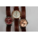 Three boxed CCCP wristwatches (3)