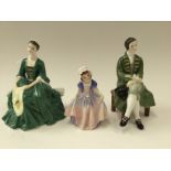 VA group of Royal Doulton figures,