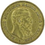 **REOFFER IN AUG A&C £160-£200** Germany Gold Twenty Marks 1888 A.