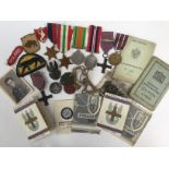 WW2 Free Polish Army Father & Son Monte Cassino medals,