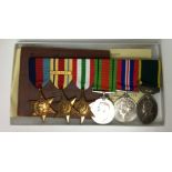 WW2 British Medal Group to T76631 Drv.