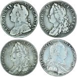 Shilling 1737, 1743, 1758,