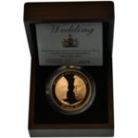 Gold Proof £5 29th April 2011 Prince William and Catherine Middleton Wedding,