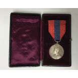 George V Faithful Service Medal to Colin Kean. With ribbon in case of issue.