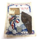 WW1 British War Medal, Victory Medal and Silver War badge to GS-19794 Pte Ernest Smith,