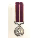 Army Meritorious Service Medal (GR V) to WR-235099 QM Sjt. EJ Miller RE. Complete with ribbon.