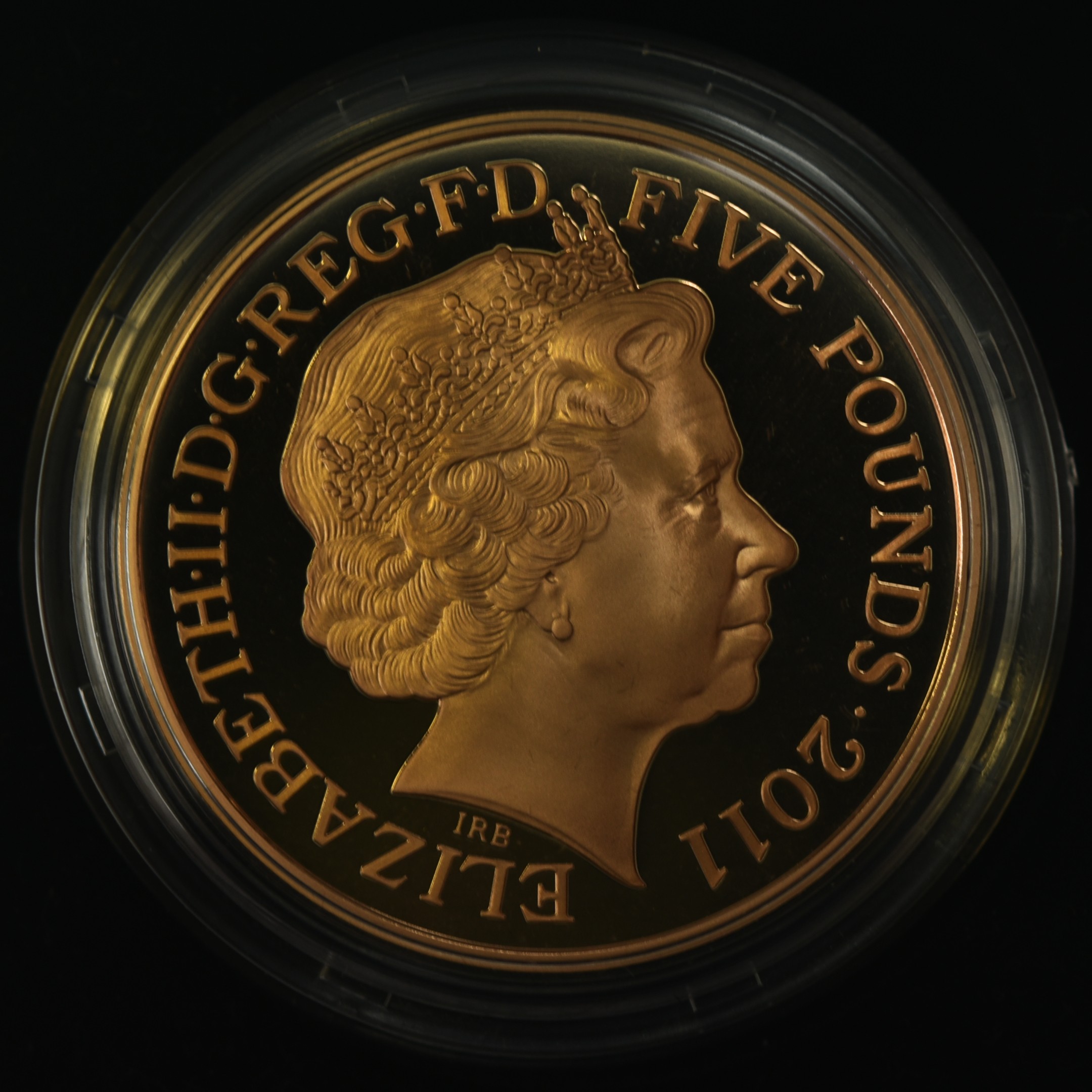 Gold Proof £5 29th April 2011 Prince William and Catherine Middleton Wedding, - Image 2 of 3