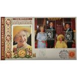 Sovereign 1900 100th Birthday Queen Mother 2000 Philatelic Numismatic Cover.