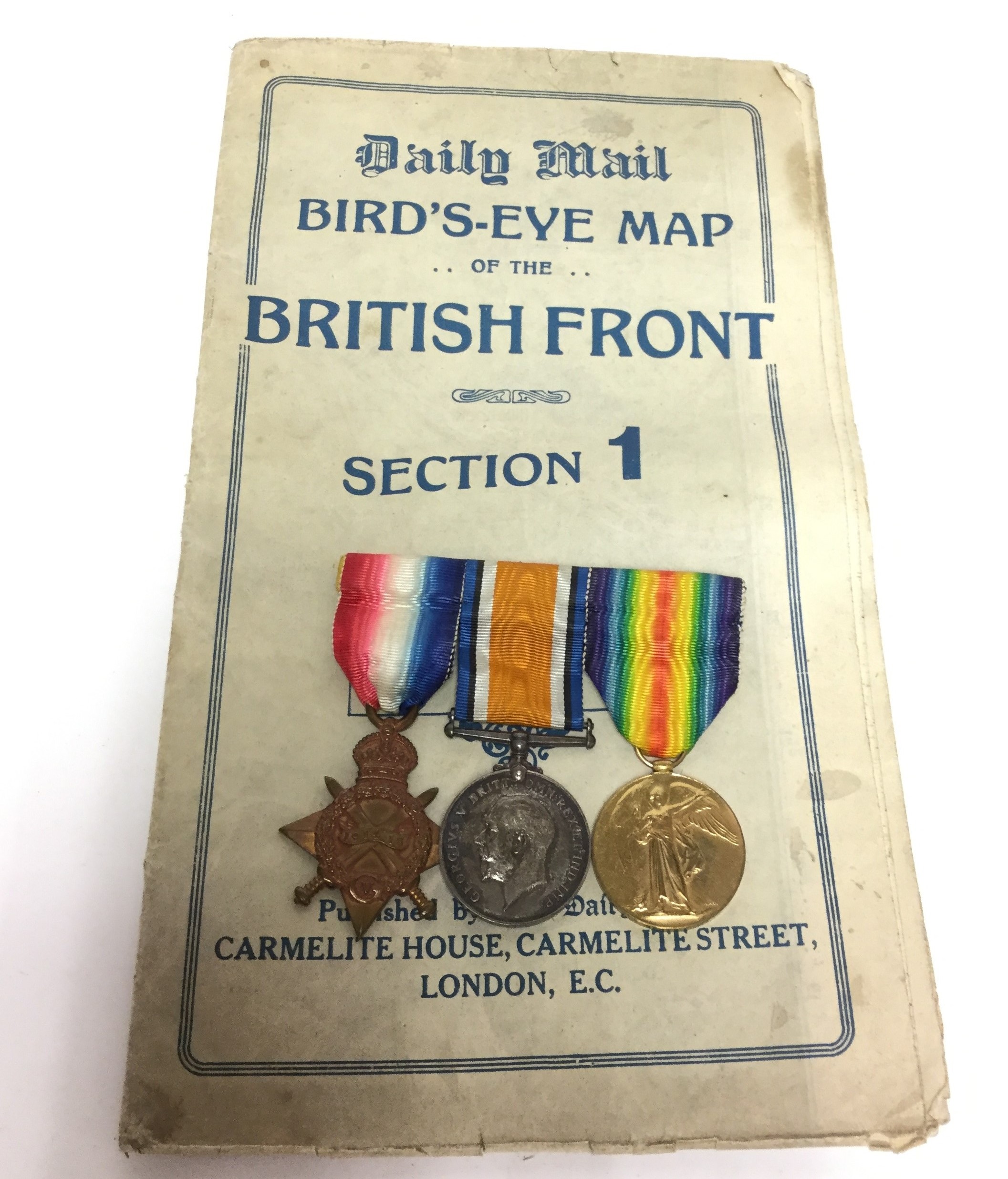 WW1 British Trio of 1914-15 Star, British War Medal and Victory Medal to 5.