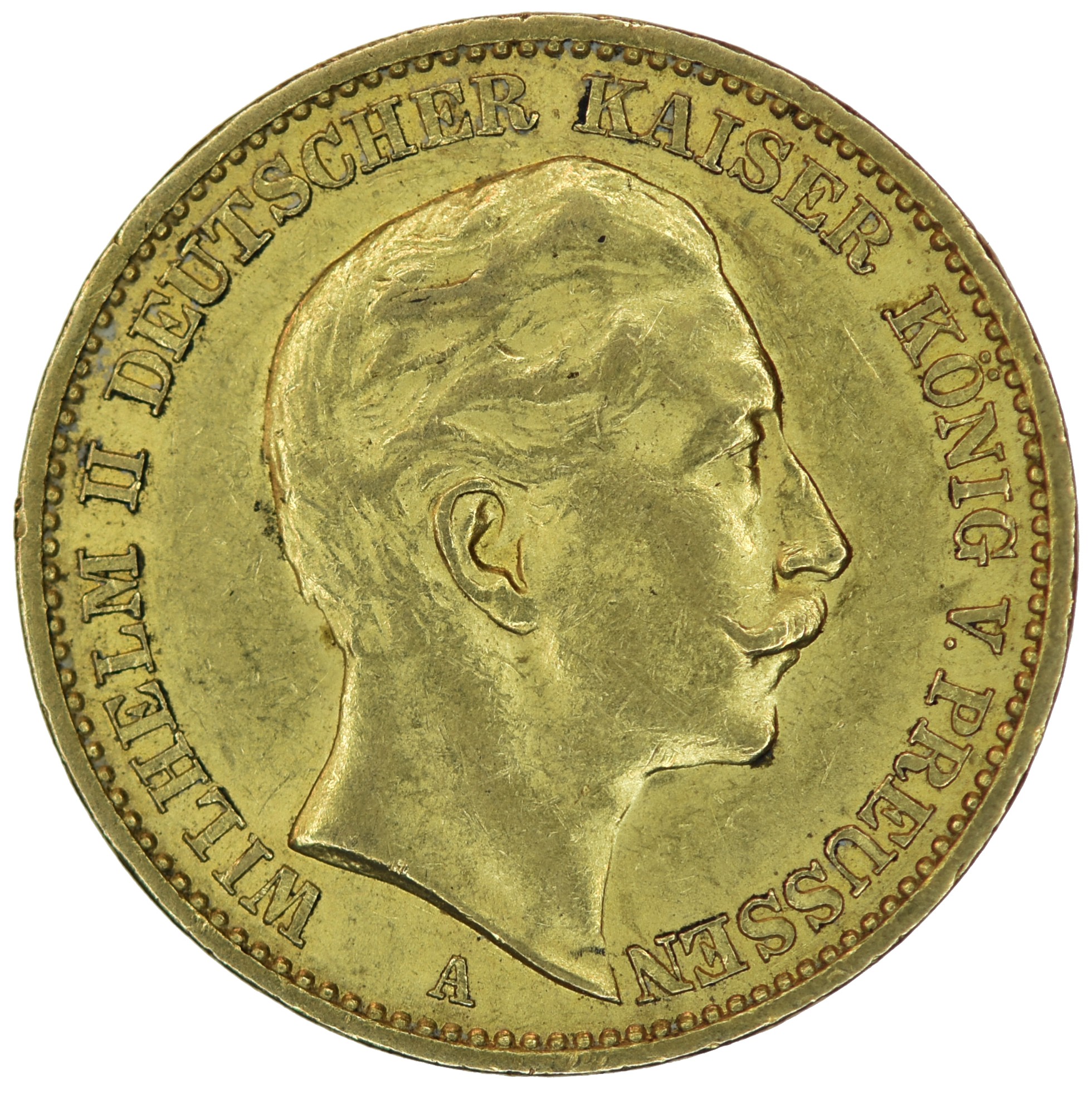 **REOFFER IN AUG A&C £150-£200** Germany Gold Twenty Marks 1910 A.