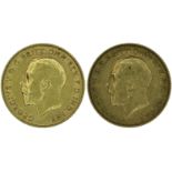 Half Sovereigns 1911 and 1913