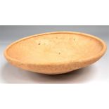 Holy Land Pottery Dish, C.1500 BC.   An ancient Near Eastern Bronze Age terracotta plate. This